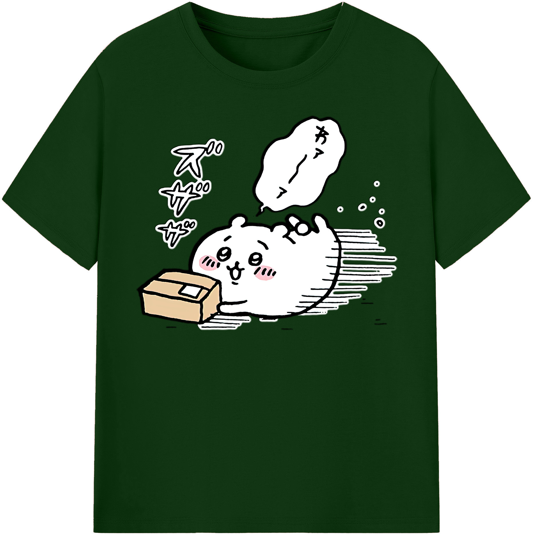 （画像用） ちいかわ ちいかわ Chii-kawa chiikawa 綿100％半袖Tシャツ（フロントプリント）